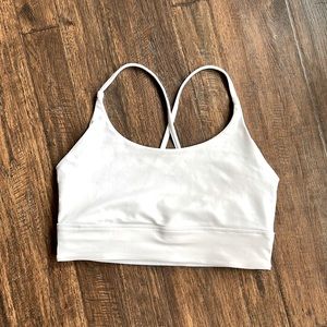 Zyia White Unicorn Luxe Bra